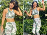 लॉकडाउन में टीवी की संस्कारी बहू हिना खान का ग्लैमरस जिम लुक हुआ वायरल, देखें तस्वीरें - | hina khan glamorous gym look photo goes viral on internet see pics | Latest television Photos at Lokmatnews.in