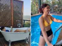 आमिर खानची मुलगी इरा स्विमिंग पूलमध्ये दिसली मस्ती करताना, पहा फोटो - Marathi News | ira khan photo shares swimming pool aamir khan daughter images viral see pics | Latest filmy Photos at Lokmat.com