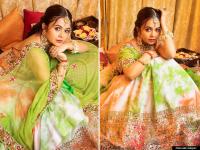 देवोलीना भट्टाचार्य का लाइट ग्रीन लहंगा में दिखा देसी लुक, ट्रेडिशनल अंदाज में शेयर की ग्लैमरस तस्वीरें - | Devoleena Bhattacharjee see in light green lehenga looked very glamorous photos goes viral on social media | Latest television Photos at Lokmatnews.in