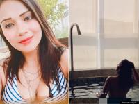 PHOTOS: मेघा गुप्ताने शेअर केलं टॉपलेस फोटोशूट, सोशल मीडियावर व्हायरल - Marathi News | Megha gupta chilled swimming pool photoshoot pictures on social media viral | Latest filmy Photos at Lokmat.com