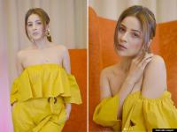 शहनाज गिल का येलो ऑफ शोल्डर टॉप में दिखा ग्लैमरस अवतार, वायरल तस्वीरें बटोर रही हैं सुर्खियां - | Shehnaaz Gill looked glamorous yellow off shoulder top see viral photos making headlines see pics | Latest television Photos at Lokmatnews.in