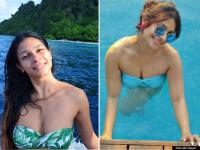 तनीषा मुखर्जीने शेअर केले हॉट फोटो, नेटिझन्स म्हणाले, ओह... वॉटर बेबी - Marathi News | kajol sister Tanishaa Mukerji shares Glamorous Photos viral on social media | Latest filmy Photos at Lokmat.com