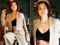 टीना दत्ता ने ब्लेजर के बटन खोल कर करवाया फोटोशूट, कैमरे के सामने दिए ऐसे पोज - | Tina Dutta got the photoshoot done by opening the buttons of the blazer posing in front of the camera | Latest television Photos at Lokmatnews.in