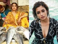 उतरन फेम टीना दत्ता ने मछली बेचते हुए शेयर की फोटो, पीले रंग के सूट में आईं नजर, देखें तस्वीरें - | Tina Dutta Selling fishes in fish market photos goes viral on social media see pics | Latest television Photos at Lokmatnews.in