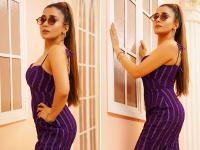 टीवी एक्ट्रेस टीना दत्ता ने पर्पल जंपसूट में कराया ग्लैमरस फोटोशूट, फ्लॉन्ट किया कर्वी फिगर - | TV actress Tina Dutta did a glamorous photoshoot in a purple jumpsuit flaunted her curvy figure | Latest television Photos at Lokmatnews.in