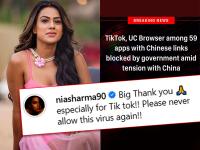 टिकटॉक बैन को लेकर टीवी की 'नागिन' निया शर्मा ने कहा धन्यवाद, देखें एक्ट्रेस का वायरल पोस्ट - | Tv Naagin Nia Sharma Reaction on TikTok Ban in india says thank you see viral post | Latest television Photos at Lokmatnews.in