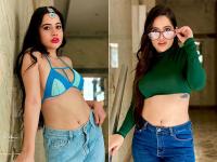 शॉर्ट ड्रेस में उर्फी जावेद का ग्लैमरस अंदाज, देखें एक्ट्रेस की वायरल तस्वीरें - | Urfi Javed Sizzling Photos in Short Dress Pictures Goes Viral see pics | Latest television Photos at Lokmatnews.in