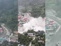 Uttarkashi Cloudburst News: हैलीपैड बहा, मकान, होटल और अन्य इमारतें ढही, देखिए तस्वीरें और वीडियो - | Uttarkashi Cloudburst News LIVE Helipad washed away houses, hotel and other buildings collapsed see photos and videos | Latest india Photos at Lokmatnews.in