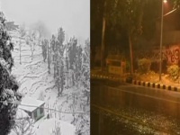 दिल्ली-एनसीआर में बारिश से लुढ़का पारा, देखें वीडियो