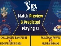IPL 2020, RCB Vs CSK, RR Vs MI: Dhoni-Kohli के बीच कांटे की टक्कर, RR-MI को भी जीत की तलाश | Playing
