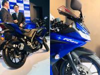 Auto Expo 2018: Yamaha R15 v3.0 भारत में हुई लॉन्च, कीमत है 1.25 लाख, देखें तस्वीरें - | auto expo event 2018 yamaha r15 v3.0 launched in india for rs 1.25 lakh | Latest automobile Photos at Lokmatnews.in