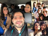 'ये हैं मोहब्बतें' की स्टारकास्ट ने लंदन में की जमकर मस्ती, देखें तस्वीरें - | divyanka tripathi karan patel and Yeh Hai Mohabbatein star cast spend quality time in London, see pics images | Latest television Photos at Lokmatnews.in