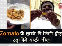 वीडियोः एकबार फिर विवादित चर्चा में Zomato, खाने में मिली ऐसी-ऐसी चीजें