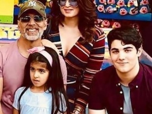 See Pics! Akshay Kumar shares adorable picture with daughter nitara on  Father's day 2020 | english.lokmat.com