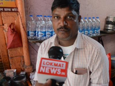 चाट की रेड़ी लगाने वाले अजय गुप्ता। चाट की रेड़ी लगाने वाले अजय गुप्ता।