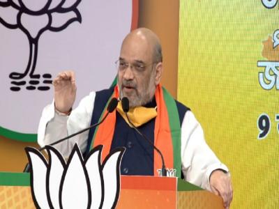 वर्चुअल रैली में बोलते हुए अमित शाह (तस्वीर स्त्रोत- BJP) वर्चुअल रैली में बोलते हुए अमित शाह (तस्वीर स्त्रोत- BJP)