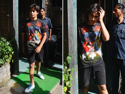 अरबाज के साथ उनके बेटे अरहान भी थे। | arabaaja-kae-saatha-unakae-baetae-arahaana-bhai-thae | Latest bollywood Photos at Lokmatnews.in