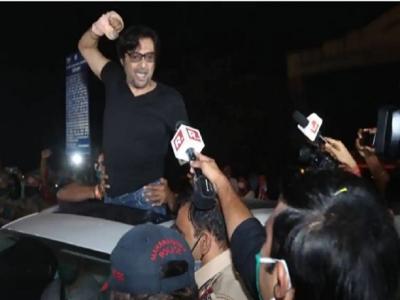 रिहा होने के बाद अर्नब गोस्वामी