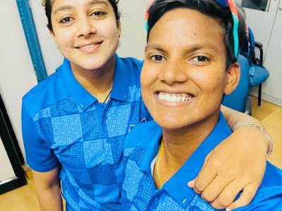 Harmanpreet Kaur, Smriti Mandhana, Deepti Sharma, Shefali Verma, Jemima Rodrigues, Yastika Bhatia, Harleen Deol - Marathi News | harmanpreet-kaur-smriti-mandhana-deepti-sharma-shefali-verma-jemima-rodrigues-yastika-bhatia-harleen | Latest cricket Photos at Lokmat.com