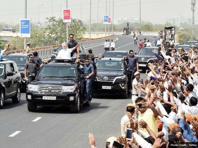 दिल्ली-मेरठ एक्सप्रेसवे पर दिल्ली से डासना के बीच करीब 28 किलोमीटर मार्ग पर एक साइकिल ट्रैक बनाया गया है। | dailalai-maeratha-ekasaparaesavae-para-dailalai-sae-daasanaa-kae-baica-karaiba-28-kailaomaitara | Latest india Photos at Lokmatnews.in