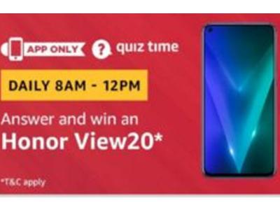 Honor View 20 free on amazon