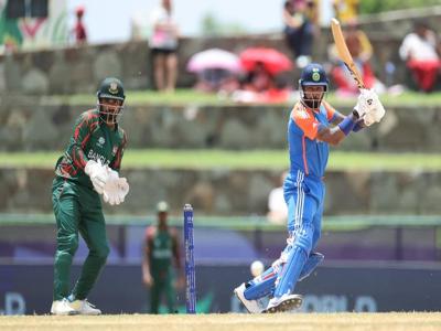 IND vs BAN: बांग्लादेश के खिलाफ भारत ने 2024 टी20 विश्व कप में अपना सर्वोच्च पावरप्ले स्कोर दर्ज किया, 20 ओवर में बनाए 196/5 रन