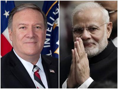 अमेरिका के विदेश मंत्री माइक पॉम्पिओ और भारत के पीएम नरेंद्र मोदी (फाइल फोटो) अमेरिका के विदेश मंत्री माइक पॉम्पिओ और भारत के पीएम नरेंद्र मोदी (फाइल फोटो)