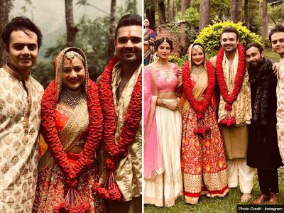 Mithun chakraborty son mimoh chakraborty got married with madalasa pics goes viral on social media | in-pics-mithun-chakraborty-son-mimoh-chakraborty-got-married-with-madalasa-pics-goes-viral-on-social | Latest bollywood Photos at Lokmatnews.in