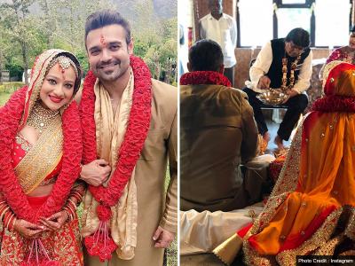 Mithun chakraborty son mimoh chakraborty got married with madalasa pics goes viral on social media | in-pics-mithun-chakraborty-son-mimoh-chakraborty-got-married-with-madalasa-pics-goes-viral-on-social | Latest bollywood Photos at Lokmatnews.in