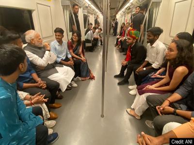 pm modi delhi metro ride | pm-modi-delhi-metro-ride | Latest india Photos at Lokmatnews.in