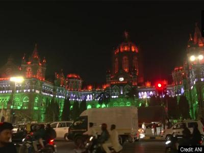 74th Republic Day Mumbai Shivaji Maharaj Terminus illuminated in tricolour on the eve of Republic Day | 74th-republic-day-mumbai-shivaji-maharaj-terminus-illuminated-in-tricolour-on-the-eve-of-republic | Latest india Photos at Lokmatnews.in