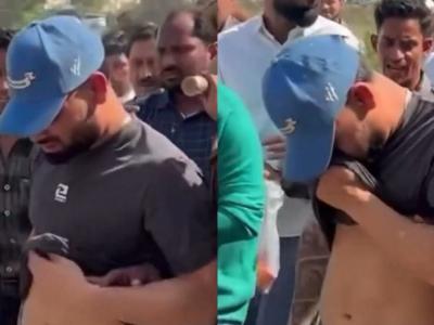 पिता के अंतिम संस्कार के बाद फूट-फूट कर रोने लगे रिंकू सिंह, हर एक शक्स को रुलाया, टी-शर्ट से आंसू पोंछ रहे स्टार?, वीडियो