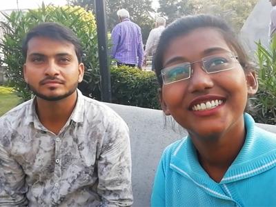 छात्रा रितिका का कहना है कि जनता का समर्थन बीएसपी को है। 