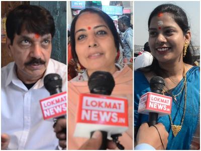 बाएं से सुनील वसी, सुमन गिरधर और सुष्मिता श्रीवास्तव।