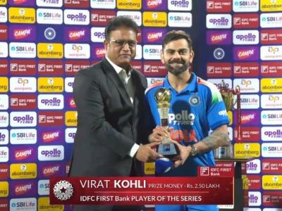 सबसे आगे विराट कोहली, 20 बार प्लेयर ऑफ़ द सीरीज पुरस्कार, देखिए लिस्ट में किसे पीछे छोड़ा