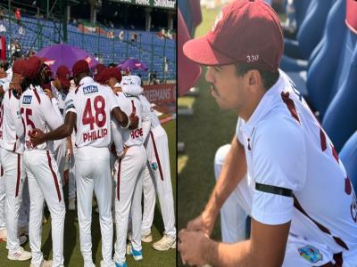 IND vs WI: भारत के खिलाफ दूसरे टेस्ट मैच के पहले दिन वेस्टइंडीज के खिलाड़ियों ने क्यों बांधी काली पट्टी?