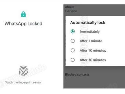 hatsApp brings Fingerprint Lock feature hatsApp brings Fingerprint Lock feature