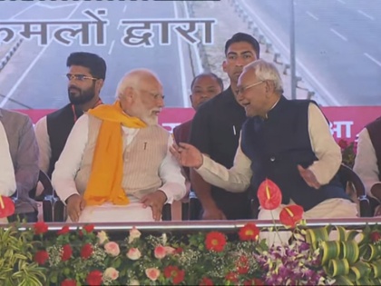 Nitish Kumar On Narendra Modi Aurangabad Bihar live dedicates & lays foundation stone | Nitish Kumar On Narendra Modi: 'पहले गायब हुए थे अब हमेशा आपके साथ रहेंगे', पीएम मोदी की तारीफ में बोले बिहार के सीएम नीतीश कुमार