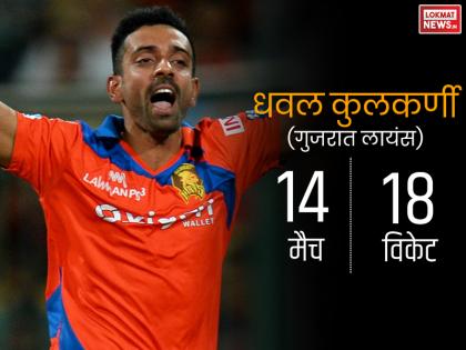 धवल कुलकर्णी ने 14 मैचों में 18 विकेट झटके थे
