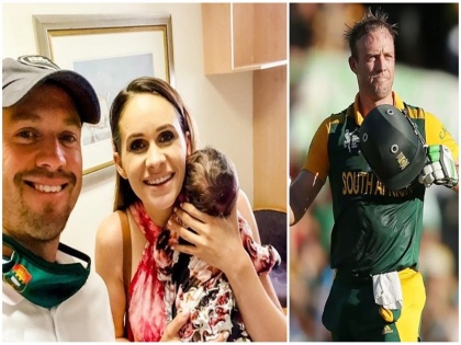 AB de Villiers Becomes Father for Third Time, Shares Picture of Newborn Daughter | तीसरी बार पिता बने एबी डिविलियर्स, वाइफ ने दिया बेटी को जन्म, जानिए क्या रखा है नाम?