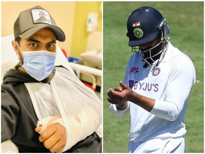 India vs Australia: Ravindra Jadeja undergoes surgery for dislocated thumb | IND vs AUS: रवींद्र जडेजा के अंगूठे की सफल सर्जरी,तस्वीर शेयर करते हुए लिखा- जल्द धमाकेदार वापसी होगी