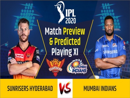 IPL 2020, Sunrisers Hyderabad vs Mumbai Indians, Match Preview & Dream11: | IPL 2020, SRH vs MI, Match Preview & Dream11: हैदराबाद के सामने मुंबई इंडियंस की चुनौती, जानिए संभावित एकादश
