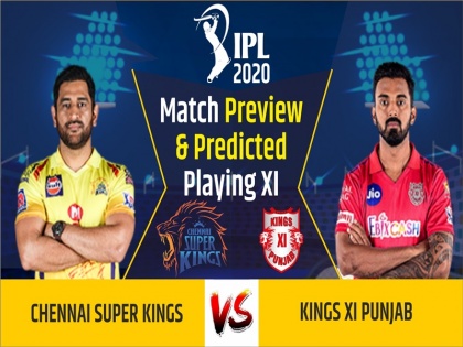 IPL 2020, Chennai Super Kings vs Kings XI Punjab, Match Preview & Dream11: | IPL 2020, CSK vs KXIP, Match Preview & Dream11: पंजाब के लिए 'करो या मरो' का मुकाबला, सम्मान की लड़ाई लड़ेगी 'धोनी एंड कंपनी'
