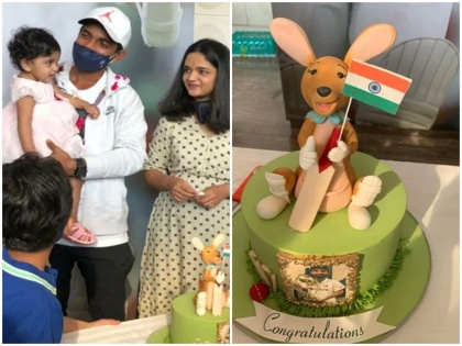 Ajinkya Rahane refuses to cut cake with kangaroo on top - Watch Video | Video: अजिंक्य रहाणे का 'कंगारू केक' काटने से इनकार, भारत समेत ऑस्ट्रेलियाई फैंस का भी जीत लिया दिल