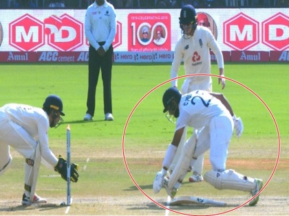 India vs England, 2nd Test: Cheteshwar Pujara run out after he loses grip of bat | IND vs ENG, 2nd Test: चेतेश्वर पुजारा के हाथ से छूटा बल्ला, इस तरह हो गए रन आउट, देखें वीडियो