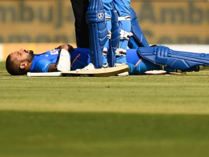 India vs Australia 2nd ODI: Rib Injury Prevents Shikhar Dhawan From Fielding Against Australia | IND vs AUS, 2nd ODI: बल्लेबाजी के दौरान शिखर धवन चोटिल, नहीं उतरे फील्डिंग के लिए