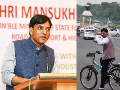 Mansukh Lal Mandaviya, BJP: Narendra Modi ji & Amit Shah ji have shown trust in me once again & invited me to be a part of this govt. I am grateful to both of them. | साइकिल पर सवार होकर शपथ ग्रहण में जाना चाहते हैं मनसुख लाल मंडाविया!