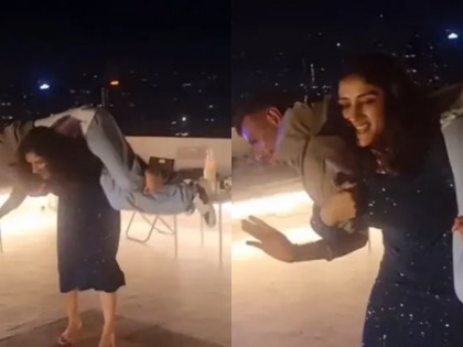 sangeeta phogat lift yuzvendra chahal live cricket news viral video | Viral Video: 'गुगली फेंकने वाले चहल संगीता के सामने हुए बोल्ड' देखें वीडियो