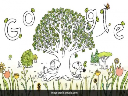 Google doddle for earth day 2021 show how we can plant seeds for a bright and greener future | Earth day 2021: पृथ्वी दिवस पर गूगल ने बनाया खास डूडल, धरती को बचाने के लिए दिया ये संदेश