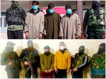3 terrorists of Hizbul Mujahideen arrested by police-weapons recovered Jammu earlier TRF had caught 2 terrorists | जम्मू: हिज्बुल मुजाहिदीन के 3 आतंकवादियों को पुलिस ने किया गिरफ्तार-हथियारा बरामद, इससे पहले भी टीआरएफ द्वारा पकड़े गए थे 2 आतंकी